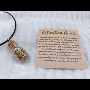 Return To Sender Spell Jar Necklace
